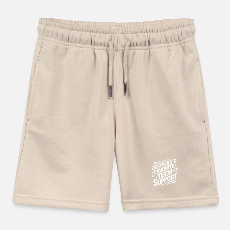 Technischer Support Computerfreak Nerd Kinder Organic Joggingshorts Mini Bolter von Stanley/Stella