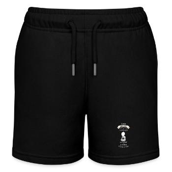 Secret dans le ventre de maman - Short de jogging enfant bio Stanley/Stella - noir - Devant