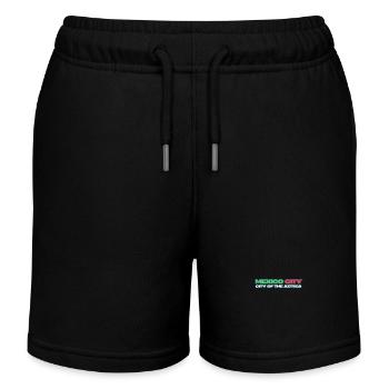 Aztec City Neon Mexico City Retro - Kids Organic Sweat Shorts by Stanley/Stella - black - Front