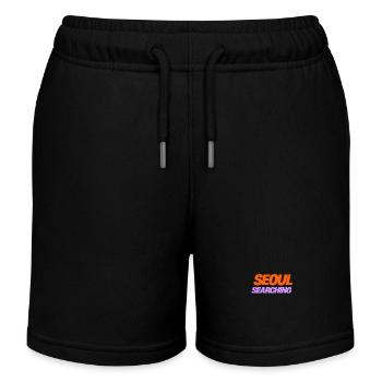 Seoul Searching Vibes - Perfect Gift for K-Culture - Kids Organic Sweat Shorts by Stanley/Stella - black - Front