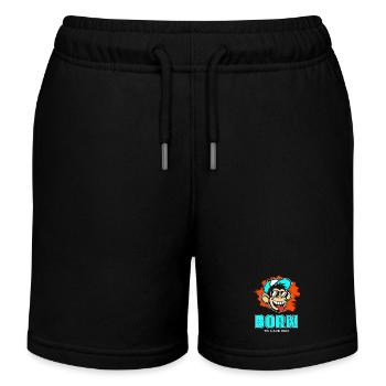 source - Short de jogging enfant bio Stanley/Stella - noir - Devant