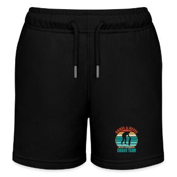 Bester Onkel Und Neffe Partnerlook Outfit Kostüm - Kinder Organic Joggingshorts Mini Bolter von Stanley/Stella - Schwarz - Vorne