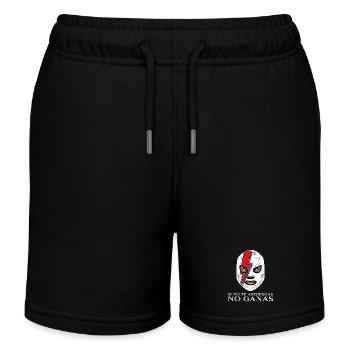 si_no_te_arriesgas_no_ganas - Short de jogging enfant bio Stanley/Stella - noir - Devant