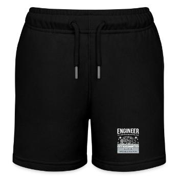INGENIEUR – Unsichtbare Probleme lösen T-Shirt - Kinder Organic Joggingshorts Mini Bolter von Stanley/Stella - Schwarz - Vorne