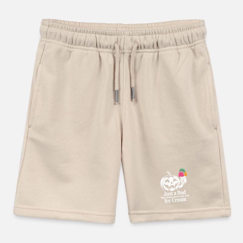 Vater mit Eiscreme Spruch Kinder Organic Joggingshorts Mini Bolter von Stanley/Stella