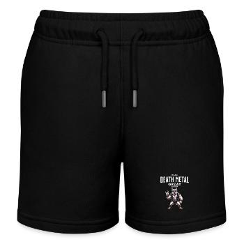 Make Death Metal Great Again Bullterrier Design - Kinder Organic Joggingshorts Mini Bolter von Stanley/Stella - Schwarz - Vorne