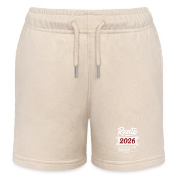 Rente 2026 Countdown Läuft - Kinder Organic Joggingshorts Mini Bolter von Stanley/Stella - Natur - Vorne