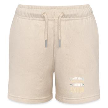 Limited Designer Edition Graphic Design - Kids Organic Sweat Shorts by Stanley/Stella - soft Ecru - Front