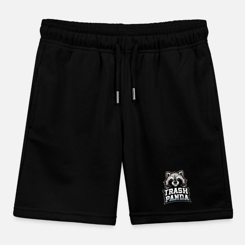 Emblème du Panda Trash Panda Short de jogging enfant bio Stanley/Stella