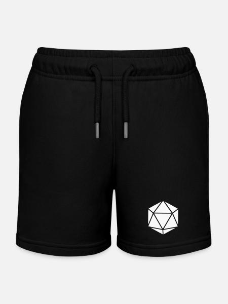 Diamant polyédrique géométrique - Short de jogging enfant bio Stanley/Stella - noir