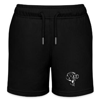 Chiens de chasse Brandlbracke Silhouette Saules - Short de jogging enfant bio Stanley/Stella - noir - Devant
