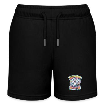 Hasenkinder - Kinder Organic Joggingshorts Mini Bolter von Stanley/Stella - Schwarz - Vorne