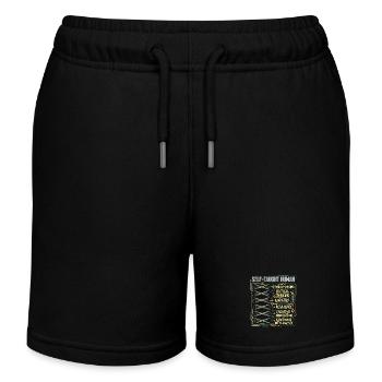 Home Schooling - Kinder Organic Joggingshorts Mini Bolter von Stanley/Stella - Schwarz - Vorne