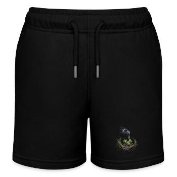 Merle - Short de jogging enfant bio Stanley/Stella - noir - Devant