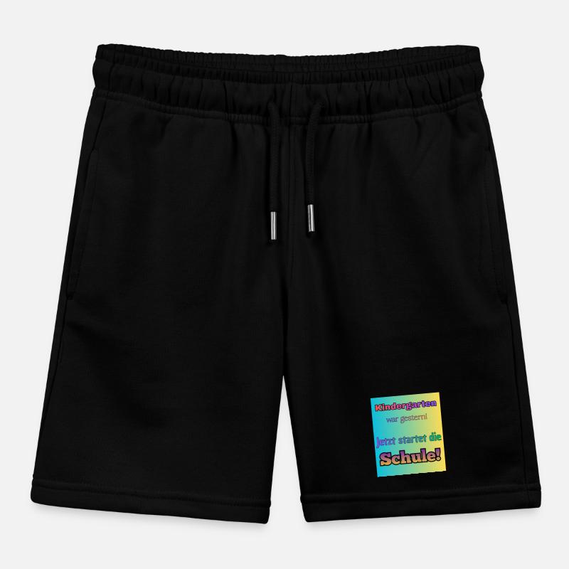 Kindergarten war gestern- Jetzt startet die Schule Kinder Organic Joggingshorts Mini Bolter von Stanley/Stella
