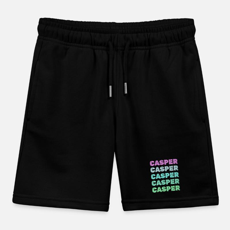 Casper as a name Kids Organic Sweat Shorts by Stanley/Stella