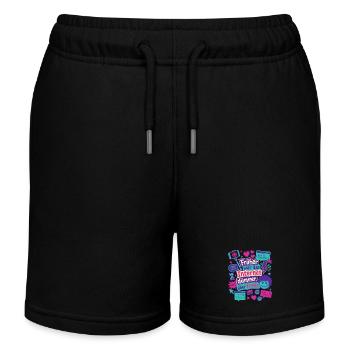 Früher war das Internet dümmer, aber freier. - Kinder Organic Joggingshorts Mini Bolter von Stanley/Stella - Schwarz - Vorne