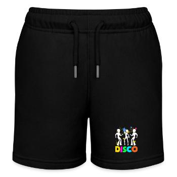 Retro Back to the 80s Vintage Design - Kinder Organic Joggingshorts Mini Bolter von Stanley/Stella - Schwarz - Vorne