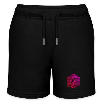 Fans de pickleball avec des amateurs de pickleball - Short de jogging enfant bio Stanley/Stella - noir - Devant