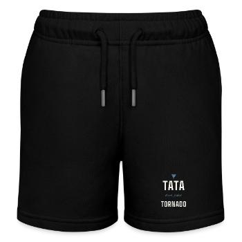 Tata d'un petit Tornado - Short de jogging enfant bio Stanley/Stella - noir - Devant