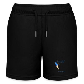 Schulkind Einschulung 2026 personalisierbar - Kinder Organic Joggingshorts Mini Bolter von Stanley/Stella - Schwarz - Vorne