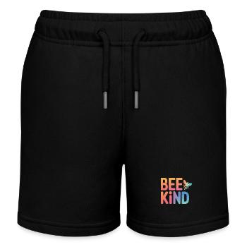 abeille abeille apicultrice abeille abeille - Short de jogging enfant bio Stanley/Stella - noir - Devant