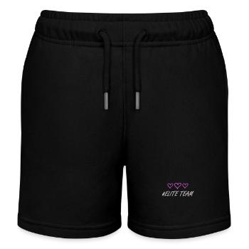 Équipe d’élite Heart Love - Short de jogging enfant bio Stanley/Stella - noir - Devant