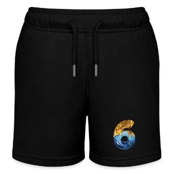 NR. 6 NUMMER 6 COOL 6. GEBURTSTAG - Kinder Organic Joggingshorts Mini Bolter von Stanley/Stella - Schwarz - Vorne