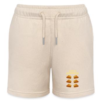 Baklava - Sixpack turc - Dessert - Dicton - Short de jogging enfant bio Stanley/Stella - écru doux - Devant