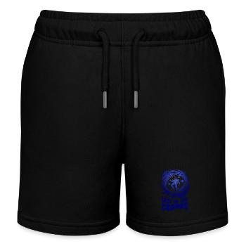 Lost in the Cosmos - Astronaut - Weltall - Kinder Organic Joggingshorts Mini Bolter von Stanley/Stella - Schwarz - Vorne
