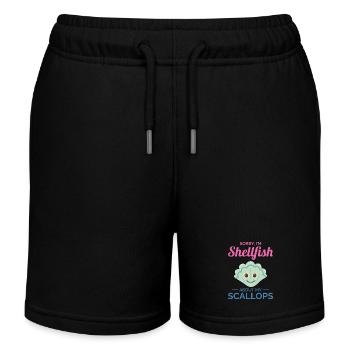 Pétoncles Coquillages Collector Beachcomber Crustacés - Short de jogging enfant bio Stanley/Stella - noir - Devant