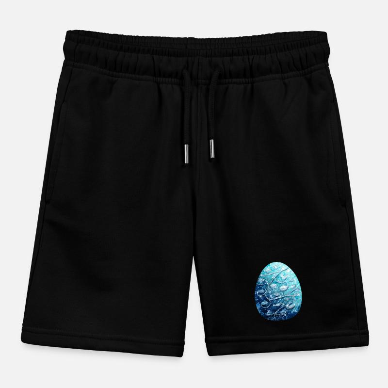 Oeuf de dragon bleu Short de jogging enfant bio Stanley/Stella