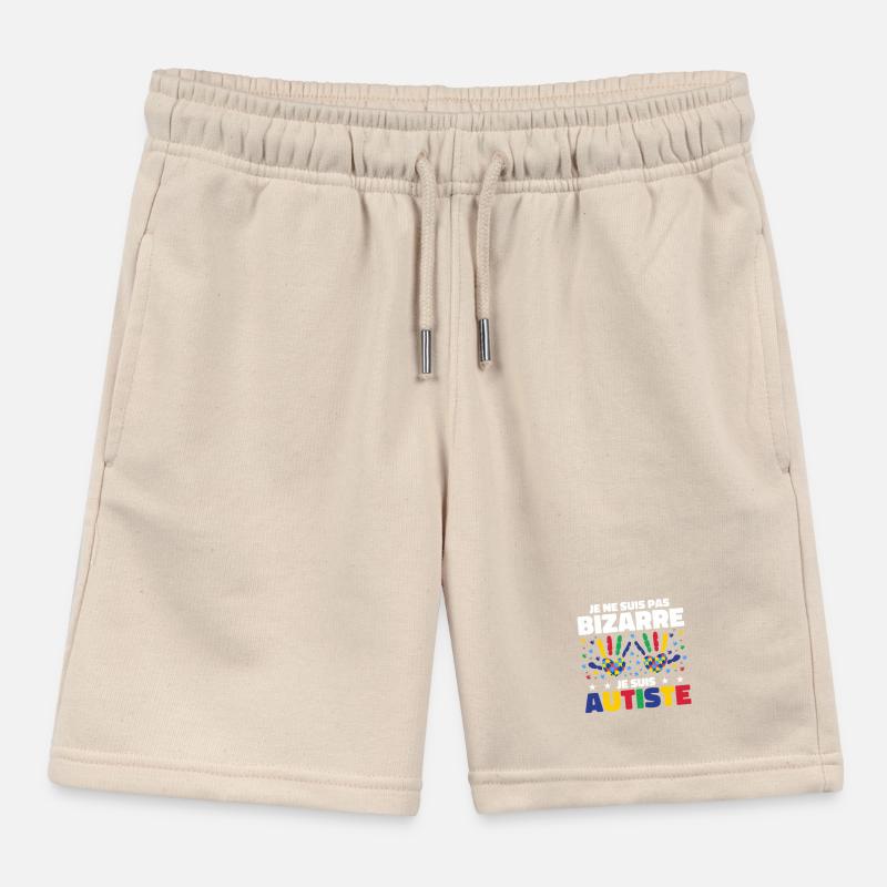 Ich bin nicht seltsam, ich bin Autist Kinder Organic Joggingshorts Mini Bolter von Stanley/Stella
