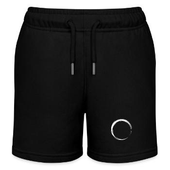 Kreisform Kreis Symbol Design Variante Neu weiß - Kinder Organic Joggingshorts Mini Bolter von Stanley/Stella - Schwarz - Vorne