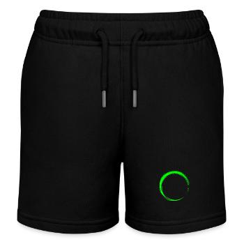 Kreis Symbol Form - Kinder Organic Joggingshorts Mini Bolter von Stanley/Stella - Schwarz - Vorne