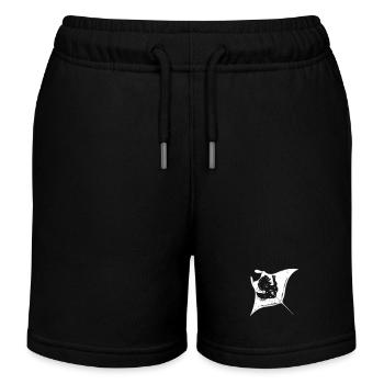 Raie manta - rayons du diable - Short de jogging enfant bio Stanley/Stella - noir - Devant