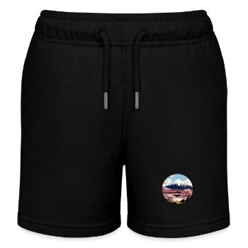 Fuji - Kinder Organic Joggingshorts Mini Bolter von Stanley/Stella - Schwarz - Vorne