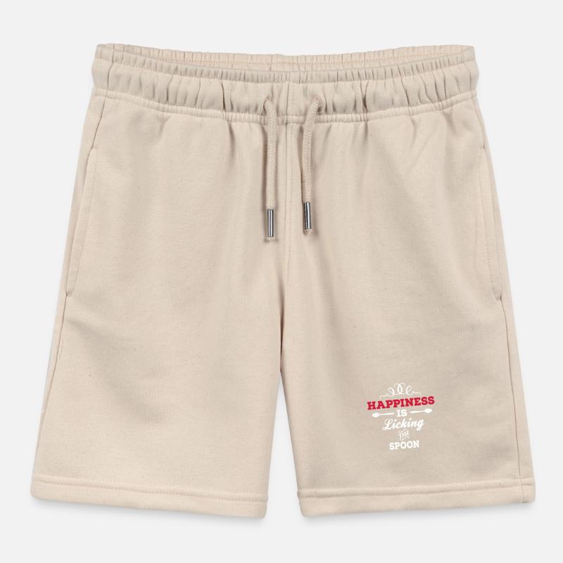 Lick spoons Kids Organic Sweat Shorts by Stanley/Stella