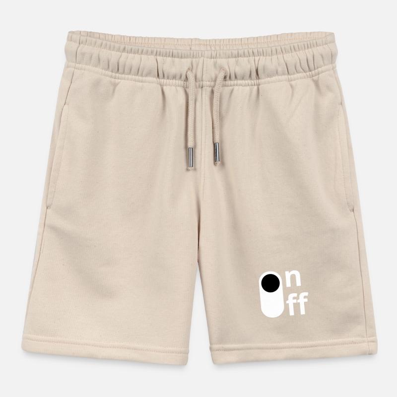 Turn on Turn off Kids Organic Sweat Shorts by Stanley/Stella
