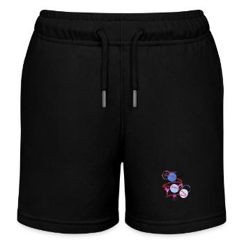 Des femmes fortes - Short de jogging enfant bio Stanley/Stella - noir - Devant