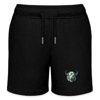 cyber bull scull - Kinder Organic Joggingshorts Mini Bolter von Stanley/Stella - Schwarz - Vorne
