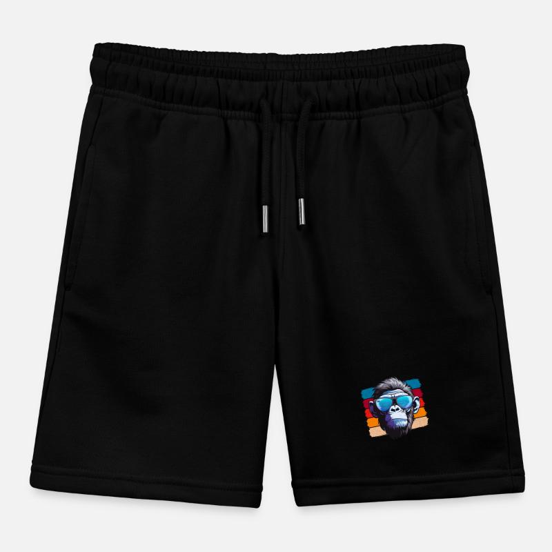Cool Monkey Kids Organic Sweat Shorts by Stanley/Stella