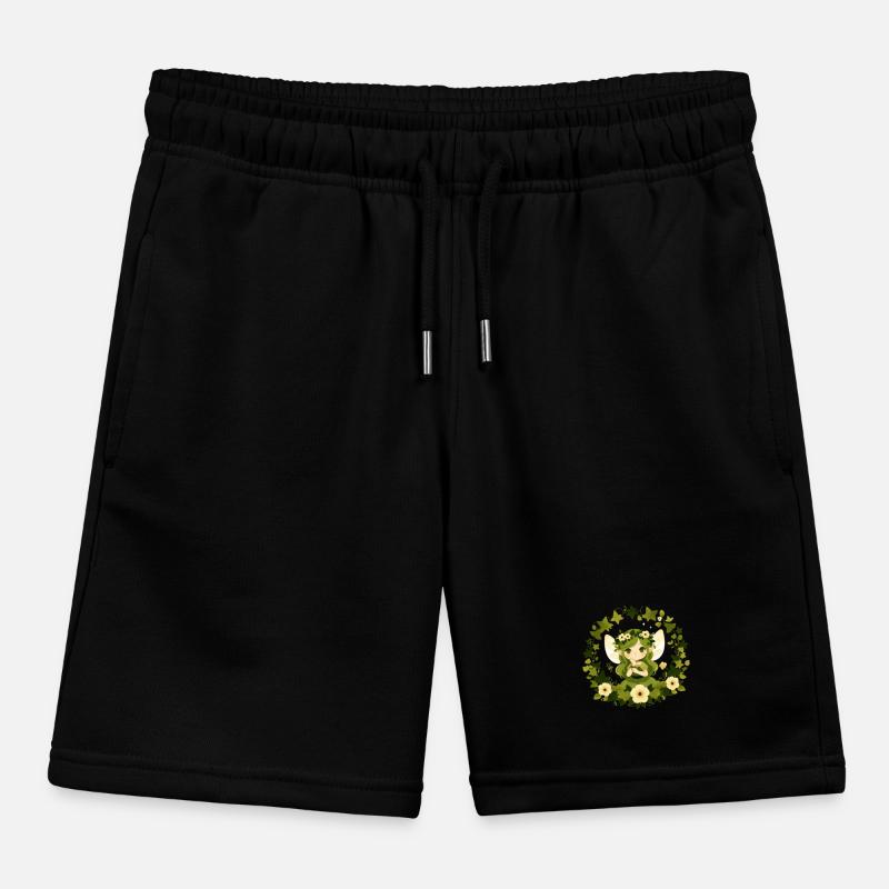 Fée verte Short de jogging enfant bio Stanley/Stella