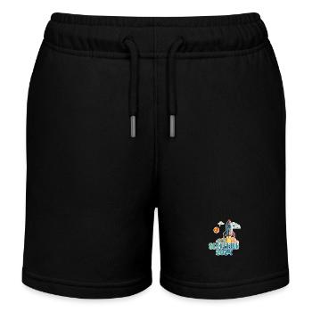 schulkind rakete 2024 - Kinder Organic Joggingshorts Mini Bolter von Stanley/Stella - Schwarz - Vorne