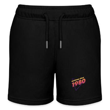 Rétro - Awesome since 1980 - Short de jogging enfant bio Stanley/Stella - noir - Devant