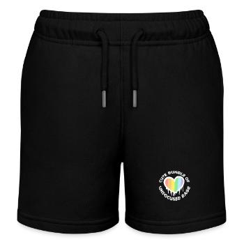 Drôle Mignon Bundle De Rage Non Focalisée Arc-en-Ciel Goth - Short de jogging enfant bio Stanley/Stella - noir - Devant