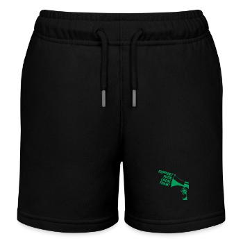 Soutenez votre équipe locale Grönsvart - Short de jogging enfant bio Stanley/Stella - noir - Devant