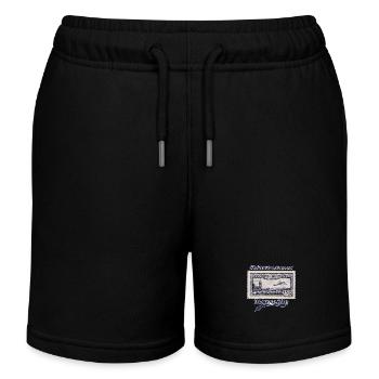 Marseille Aéropostale vintage - Kids Organic Sweat Shorts by Stanley/Stella - black - Front