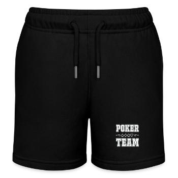 Équipe de poker - Short de jogging enfant bio Stanley/Stella - noir - Devant