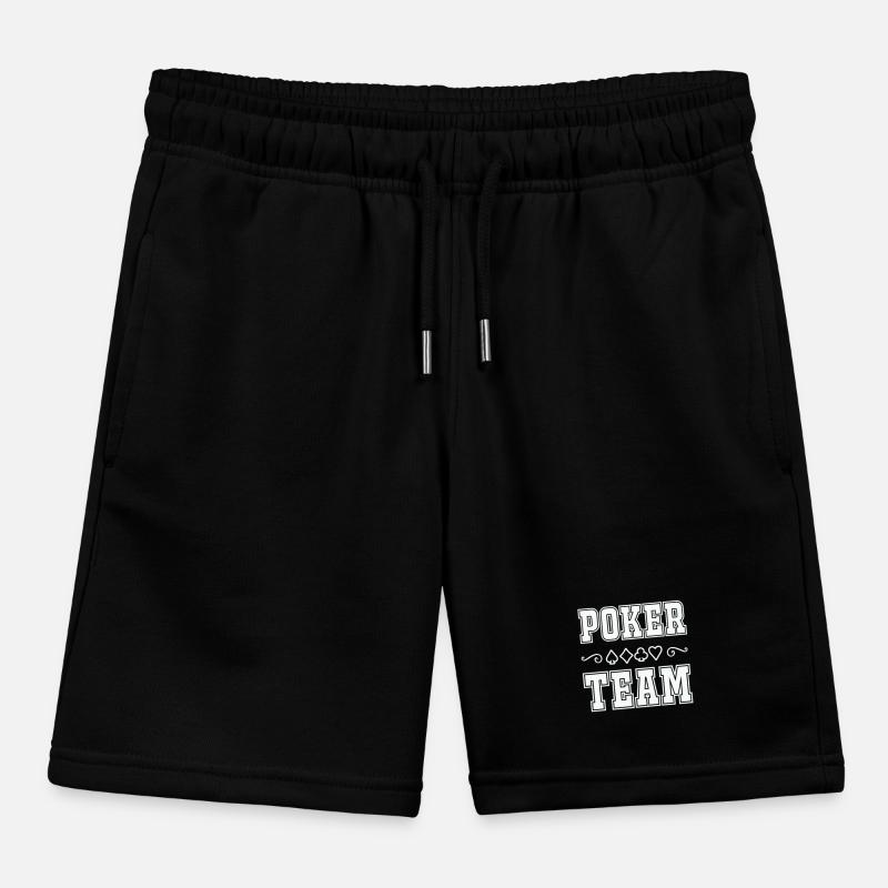 Poker Team Kids Organic Sweat Shorts by Stanley/Stella